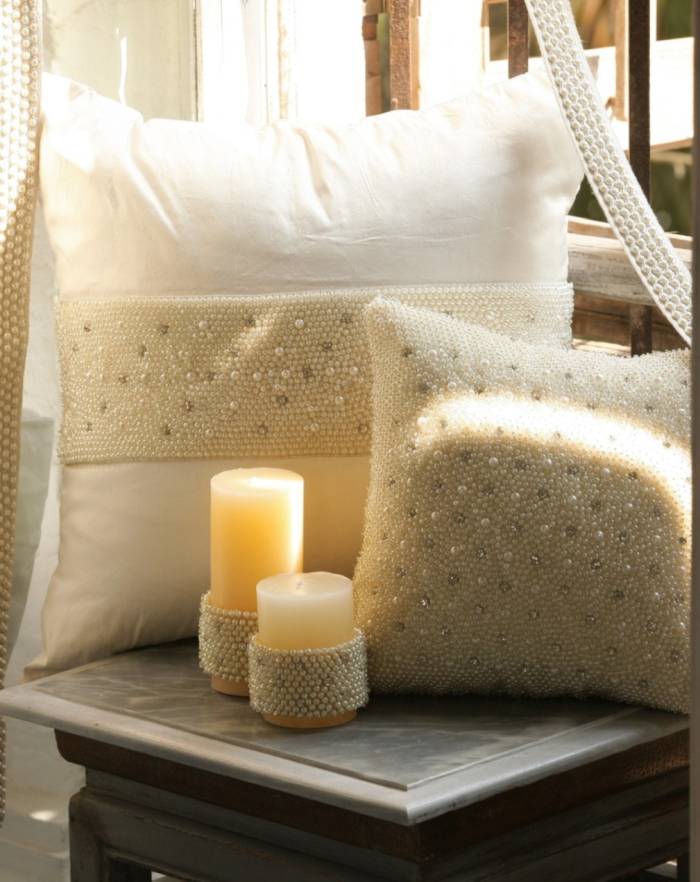 Opulence Pearl Cushion