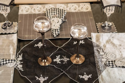 Silver Luxe set of 4