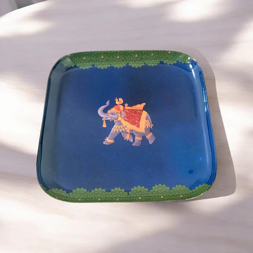 Square Quarter Plates – Blue Royalty