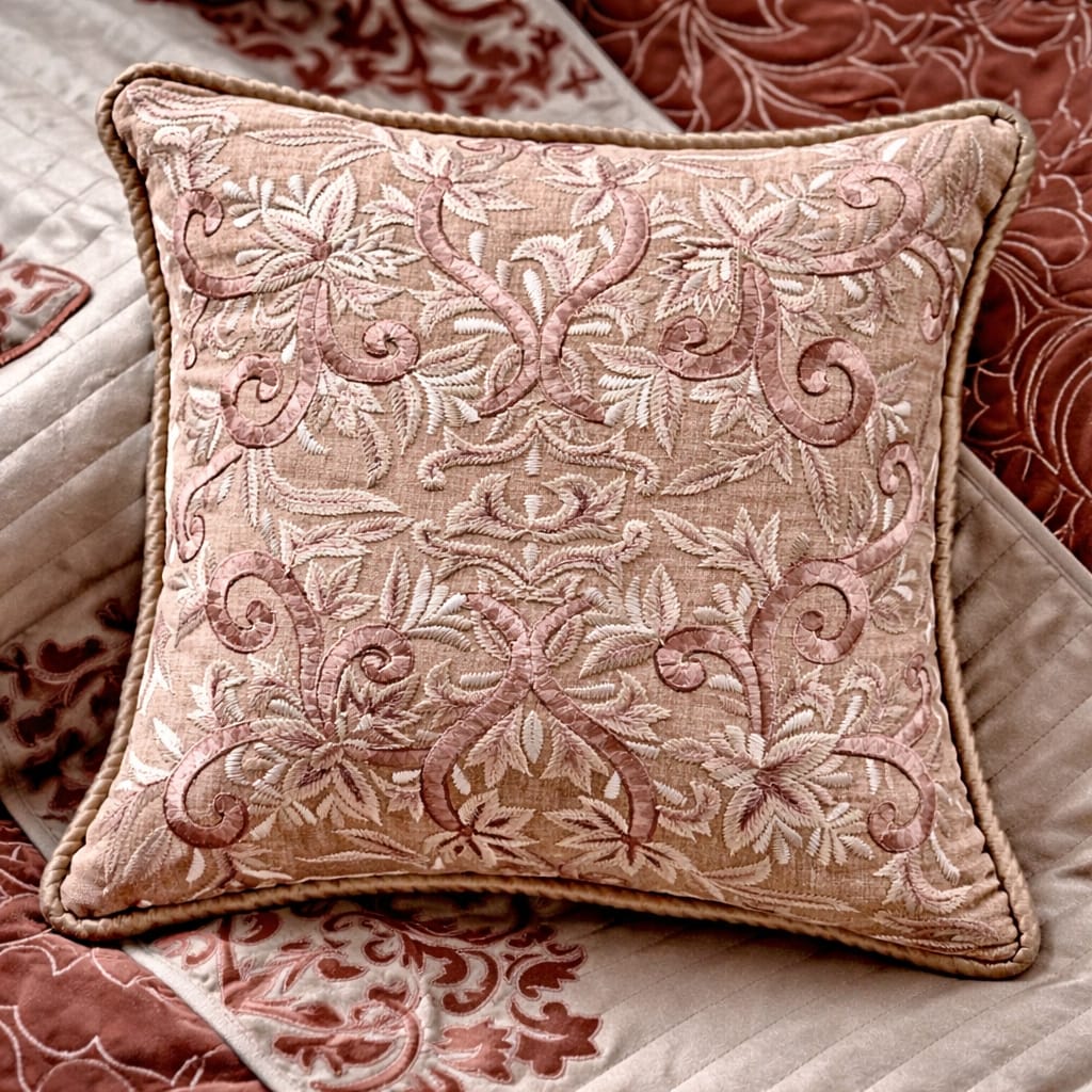 The Firdous Bagh Cushion Cover