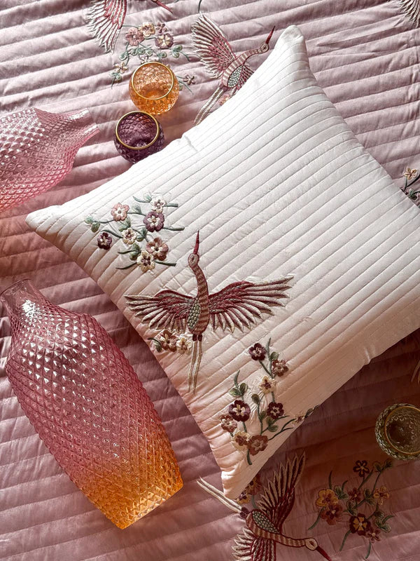 The Pink Lace Accent Cushion
