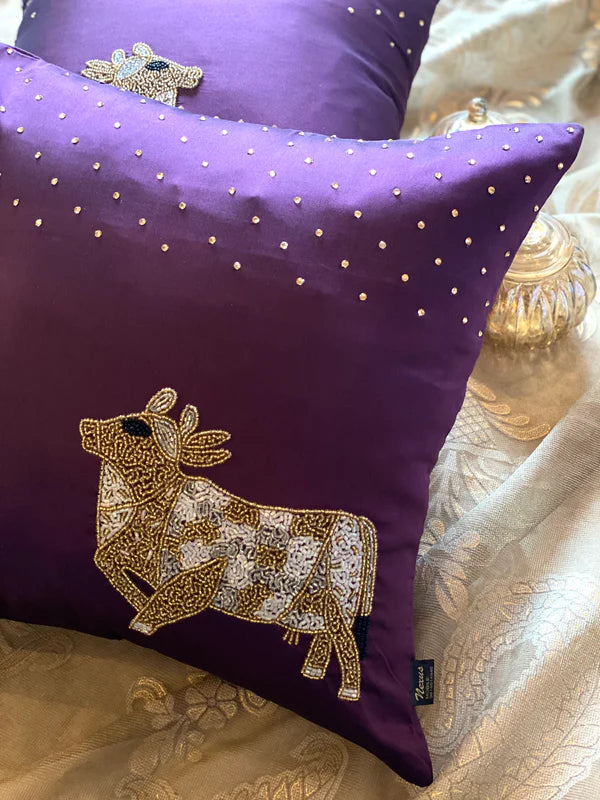 The Wine Nandi Accent Cushion Cover