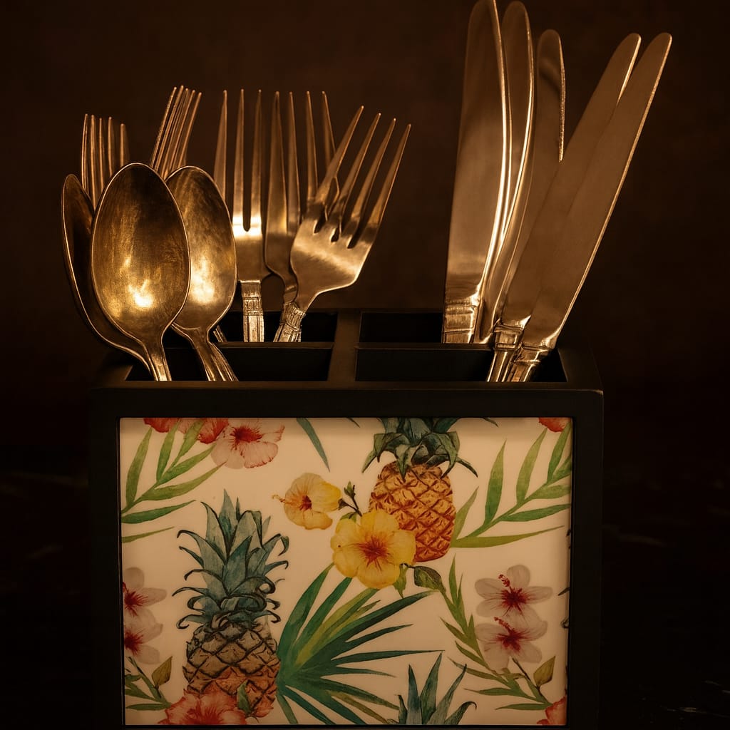 Tropical Cutlery Holder