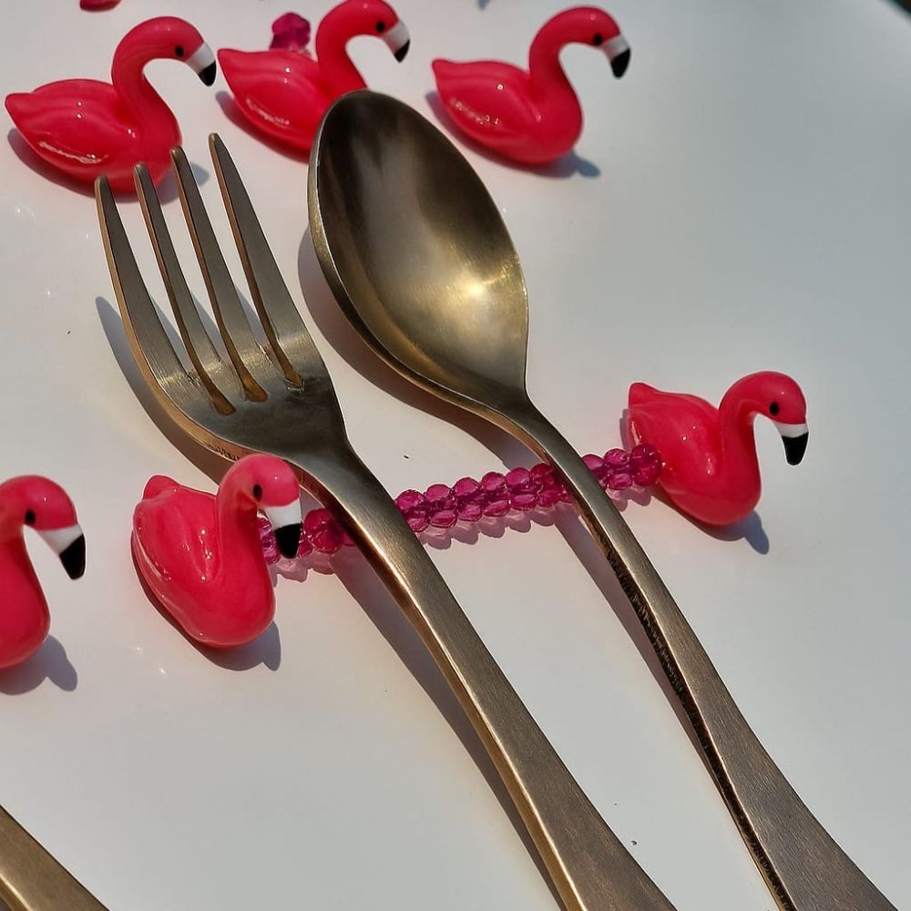 Tropical Flamingo Cutlery Rest