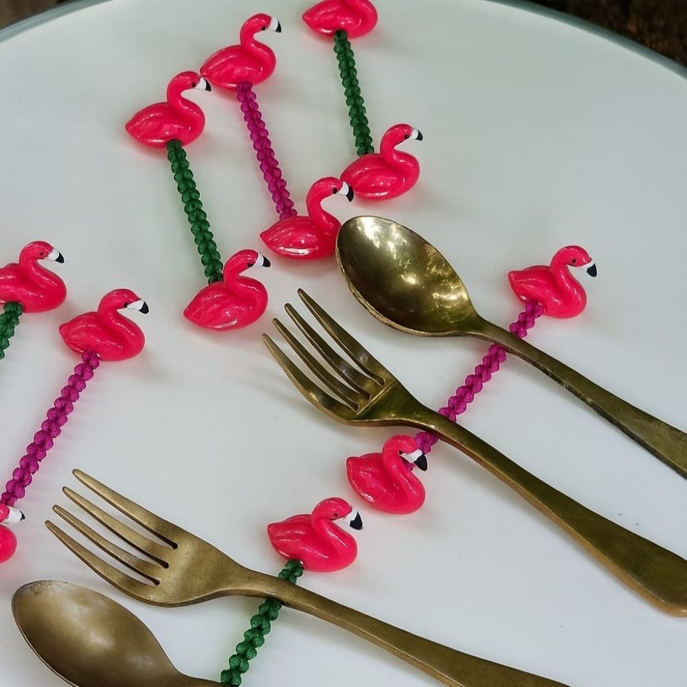 Tropical Flamingo Cutlery Rest