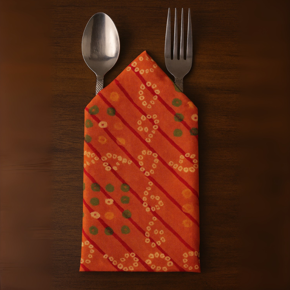 Festive Bandhani Charm Napkins