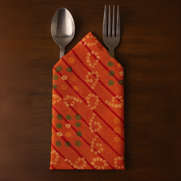 Festive Bandhani Charm Napkins