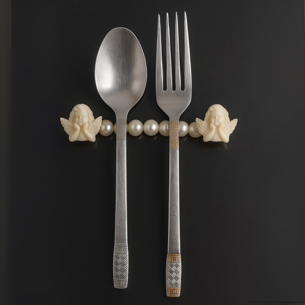 Angel Pearl Cutlery Rest