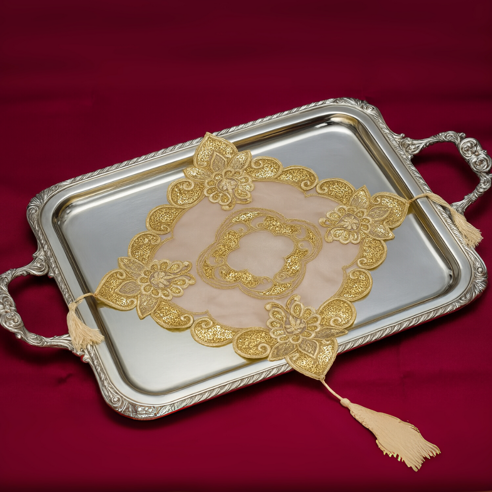 Regal Sheer Gold Tray Cover