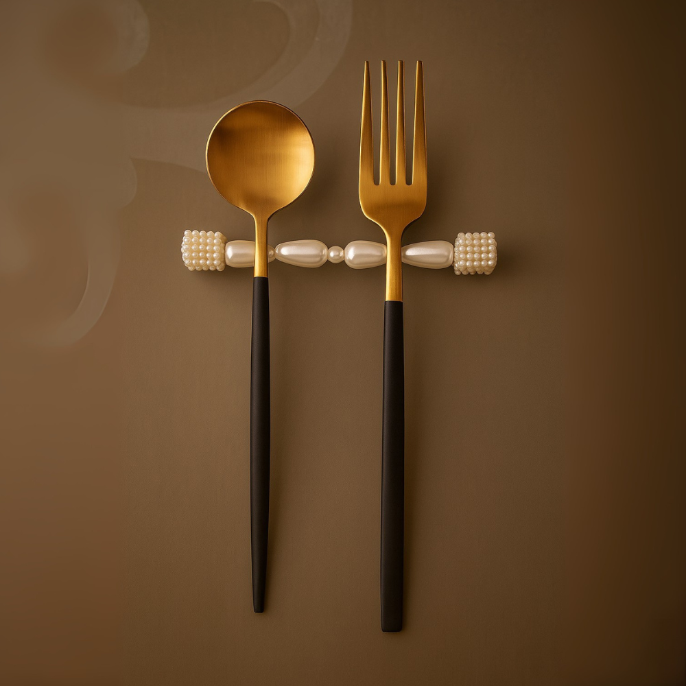 Ivory Pearl Cutlery Rest