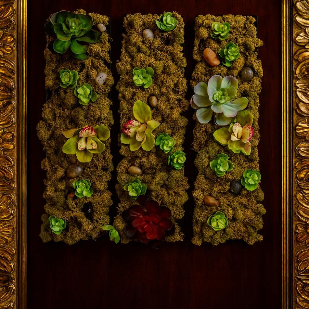 Verdant Luxe Succulent Moss Runner