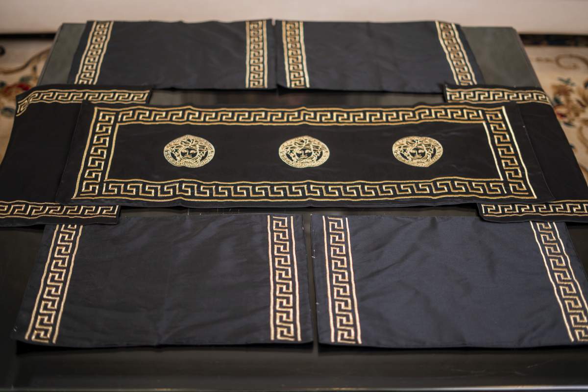 Versace Inspired Table Decor set for 6
