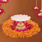 White Lotus Gold Urli
