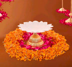 White Lotus Gold Urli