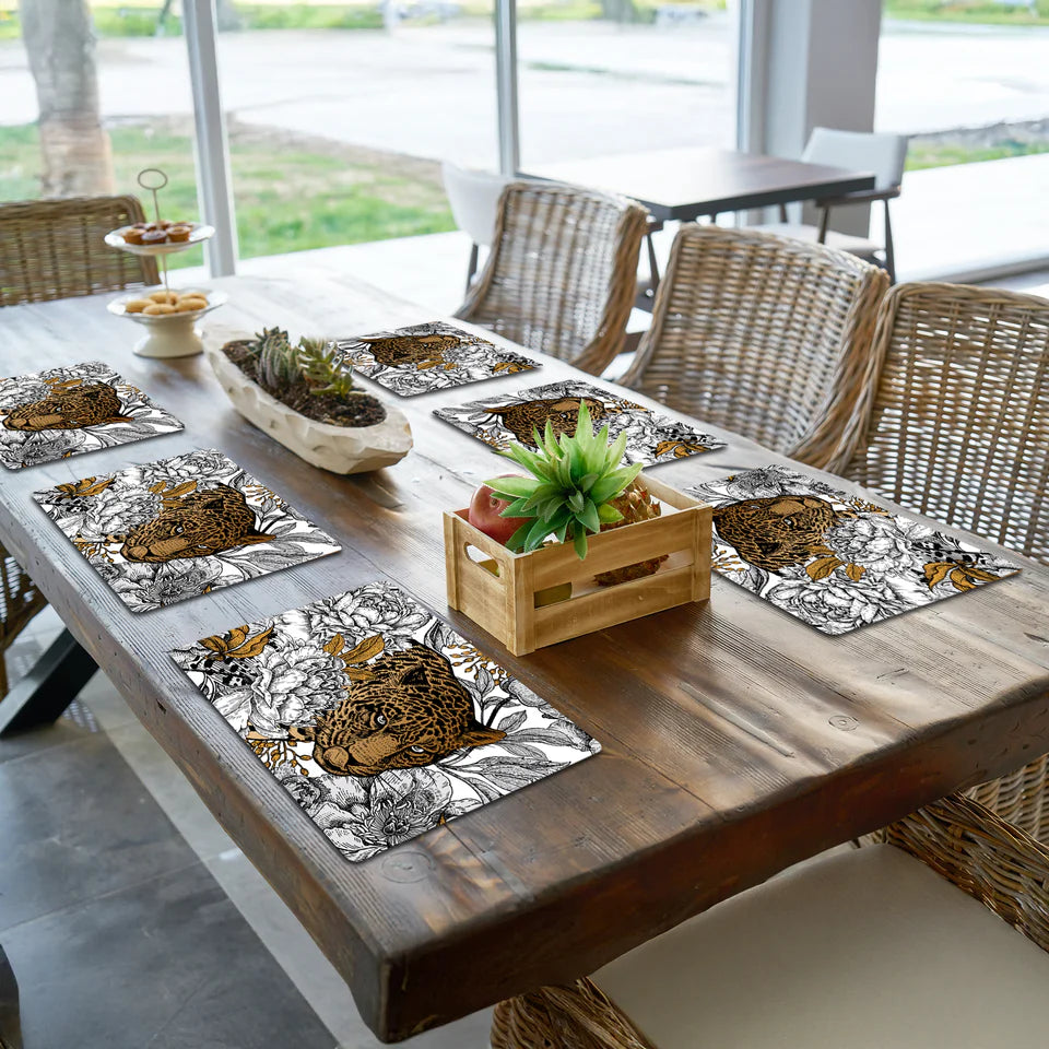 Wild Majesty Wooden Dining Table Mat