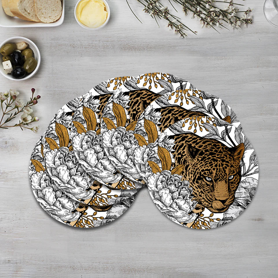 Wild Majesty Wooden Dining Table Mat