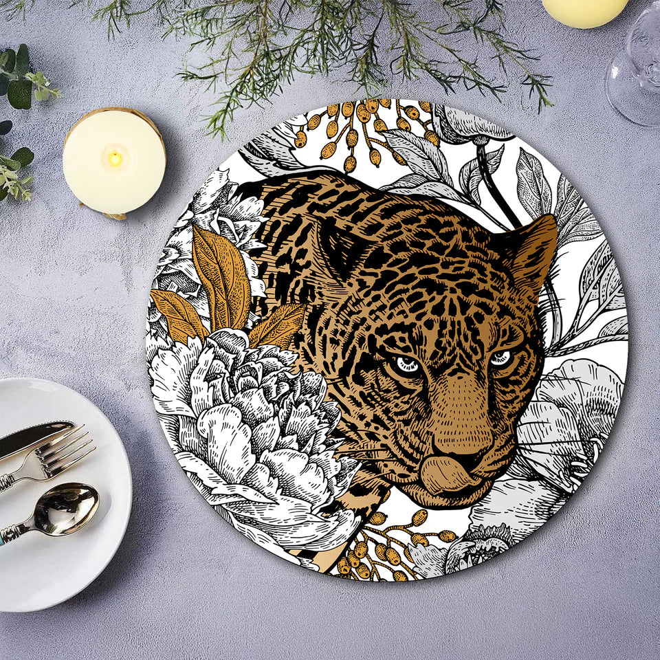 Wild Majesty Wooden Dining Table Mat