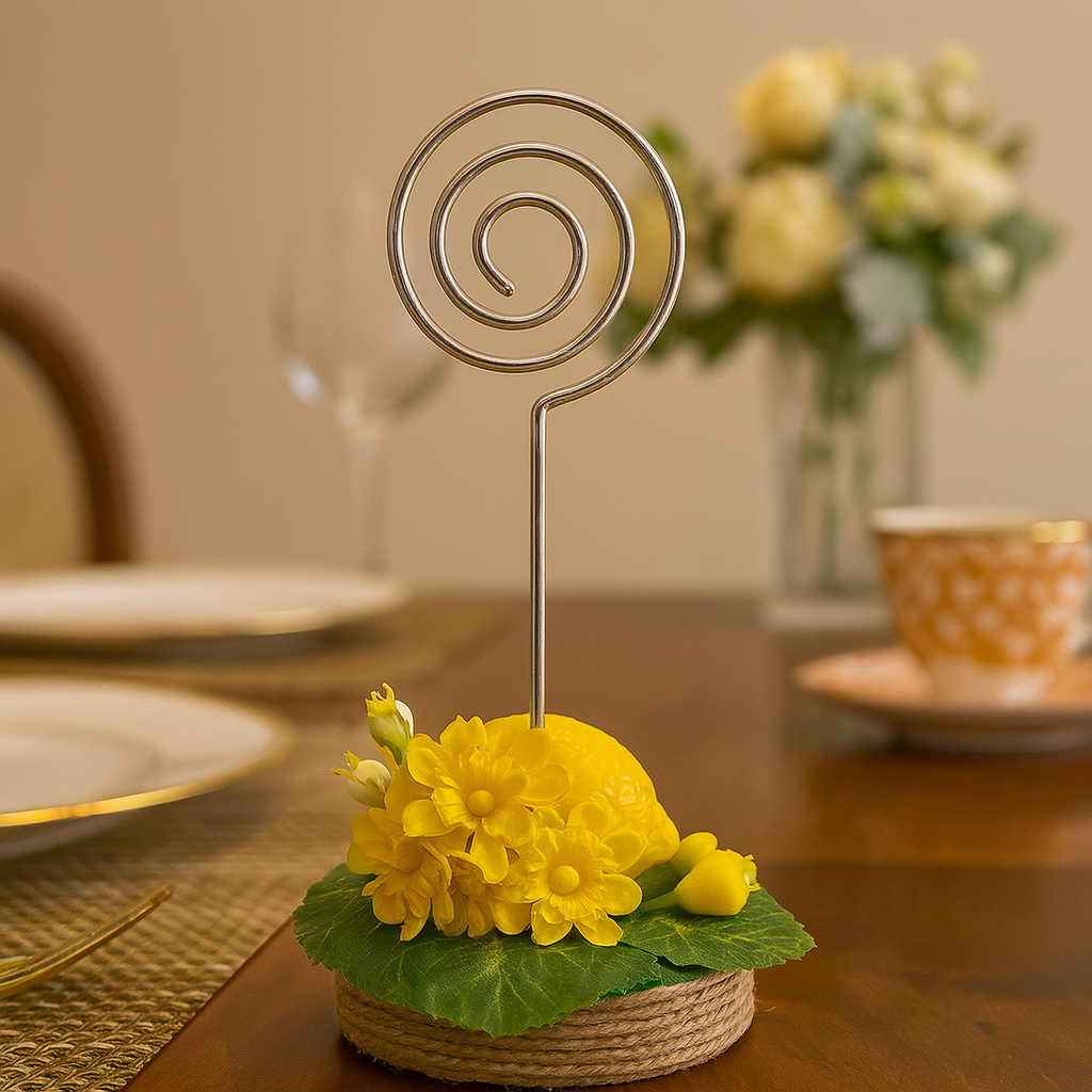 Zesty Bloom Name Card Holders