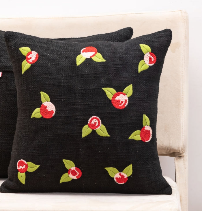 Scarlet Noir Cushion