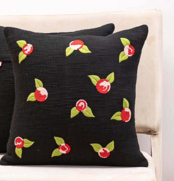 Scarlet Noir Cushion