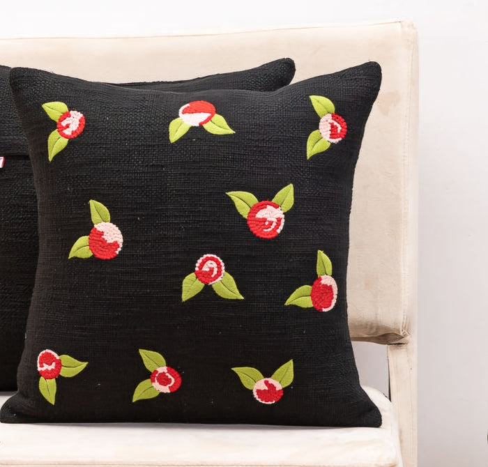 Scarlet Noir Cushion