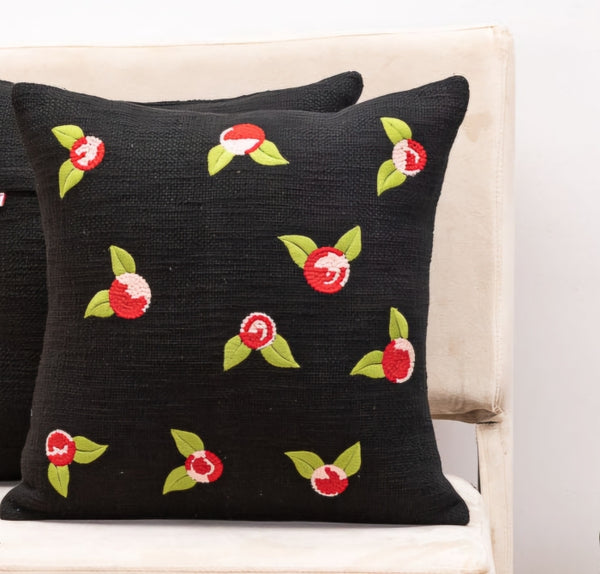 Scarlet Noir Cushion