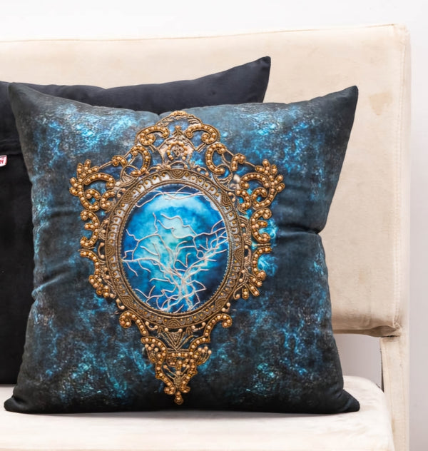 Royal Midnight Mirror Cushion