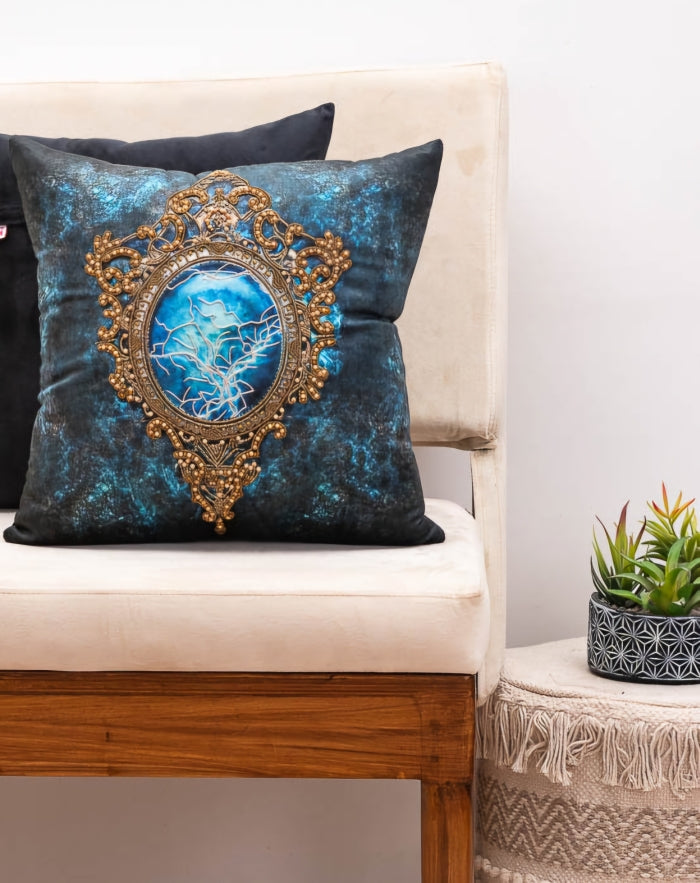 Royal Midnight Mirror Cushion