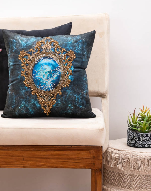 Royal Midnight Mirror Cushion