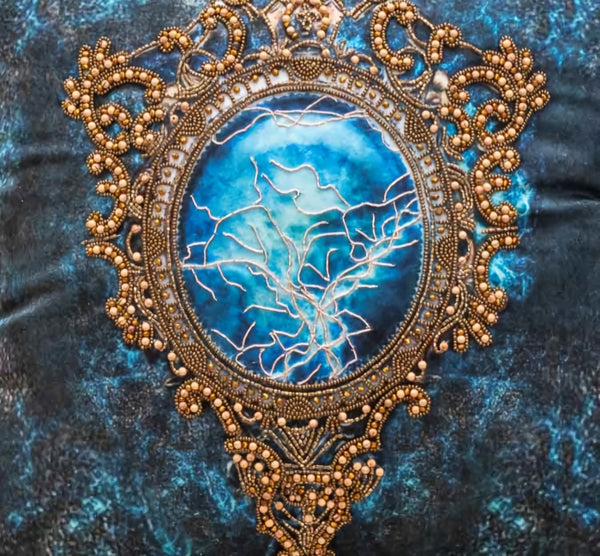 Royal Midnight Mirror Cushion