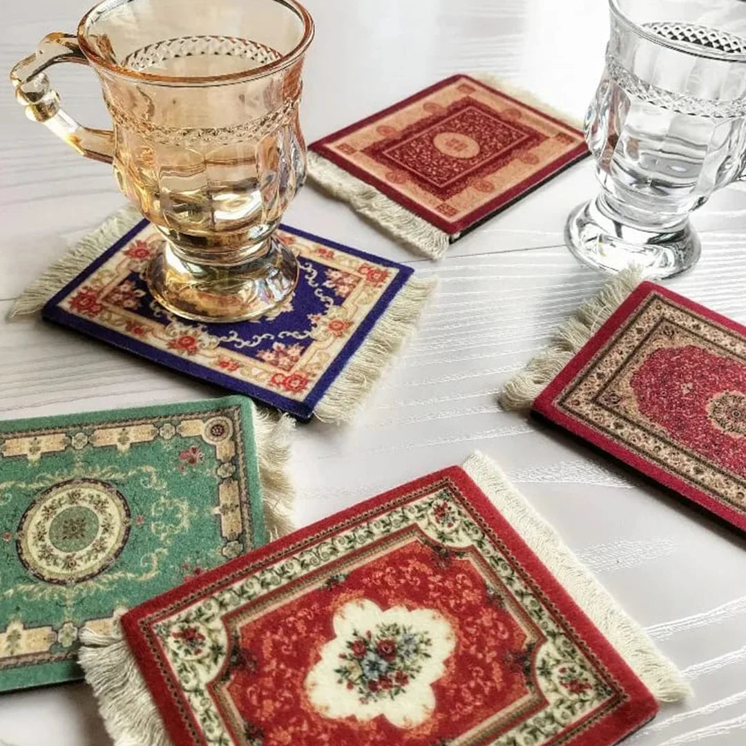 Carpet style coasters
