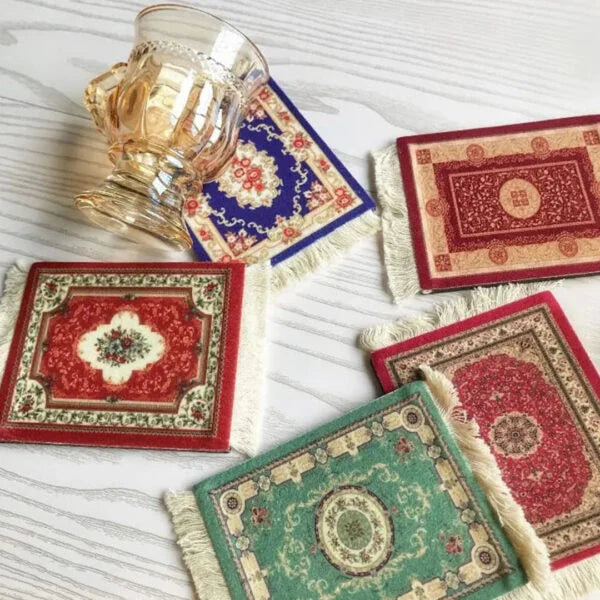 Carpet style coasters