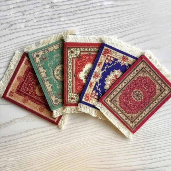 Carpet style coasters