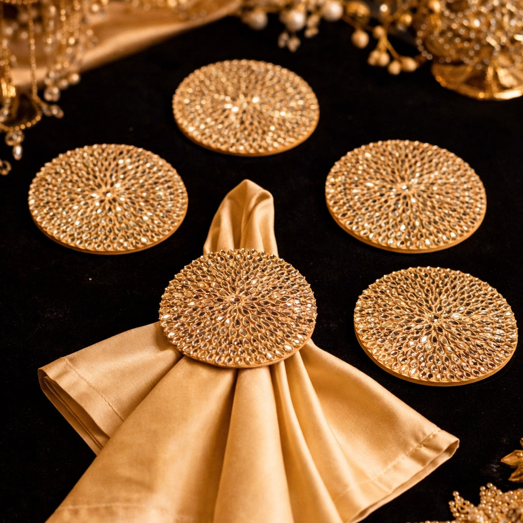 poornima Legacy Napkin & Napkin Rings