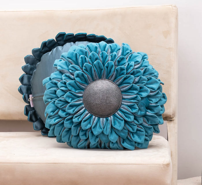 Plush Sunflower Cushion