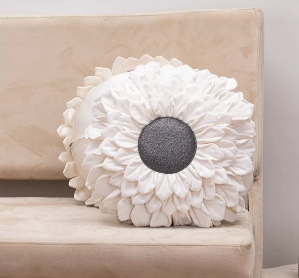 Plush Sunflower Cushion